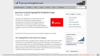 
                            4. Sparkasse Leipzig Tagesgeld und Festgeld & Login zum Banking