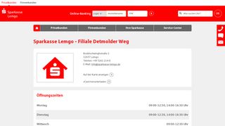 
                            4. Sparkasse Lemgo - Filiale Detmolder Weg, Bodelschwinghstraße 2