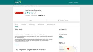 
                            13. Sparkasse Lippstadt als Arbeitgeber | XING Unternehmen