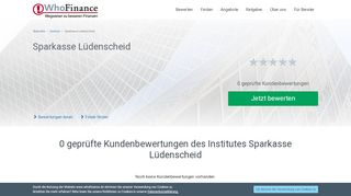 
                            13. Sparkasse Lüdenscheid Bewertungen - Zu WhoFinance