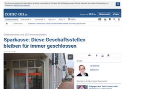 
                            6. Sparkasse Lüdenscheid: Diese Geschäftsstellen bleiben für immer ...
