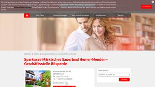 
                            10. Sparkasse Märkisches Sauerland Hemer-Menden - Geschäftsstelle ...