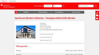 
                            6. Sparkasse Minden-Lübbecke - Hauptgeschäftsstelle Minden ...