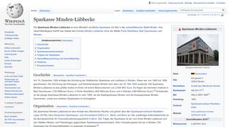 
                            5. Sparkasse Minden-Lübbecke – Wikipedia