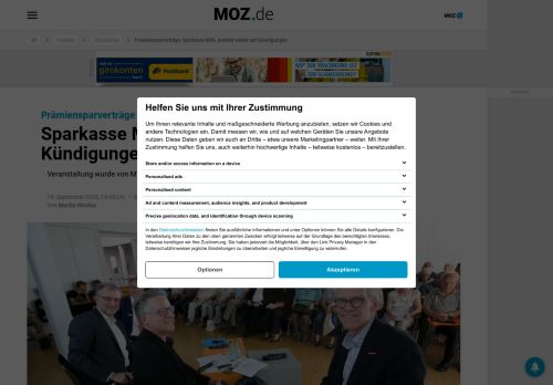 
                            7. Sparkasse MOL besteht weiter auf Kündigungen - MOZ.de