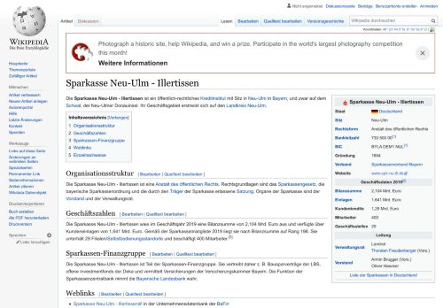 
                            9. Sparkasse Neu-Ulm - Illertissen – Wikipedia