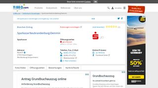 
                            11. Sparkasse Neubrandenburg-Demmin - 11880.com