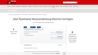 
                            10. Sparkasse Neubrandenburg-Demmin kündigen ⇒ so schnell geht's ...