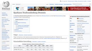 
                            3. Sparkasse Neubrandenburg-Demmin – Wikipedia