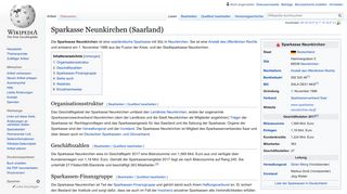
                            9. Sparkasse Neunkirchen (Saarland) – Wikipedia