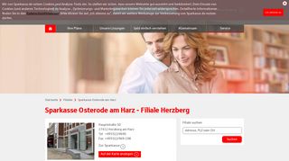 
                            9. Sparkasse Osterode am Harz - Filiale Herzberg, Hauptstraße 50