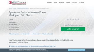 
                            9. Sparkasse Ostunterfranken Ebern Marktplatz Ebern - Zu WhoFinance