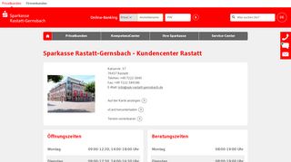 
                            5. Sparkasse Rastatt-Gernsbach - Kundencenter Rastatt, Kaiserstr. 37
