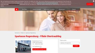 
                            6. Sparkasse Regensburg - Filiale Obertraubling, Regensburger Str. 1a
