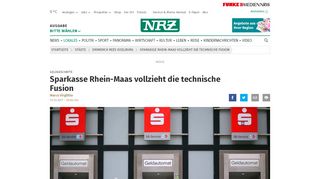 
                            8. Sparkasse Rhein-Maas vollzieht die technische Fusion | nrz.de ...