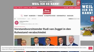 
                            6. Sparkasse Rhein-Maas: Vorstandsvorsitzender Rudi van Zoggel in ...