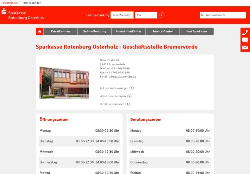 
                            4. Sparkasse Rotenburg Osterholz - Geschäftsstelle Bremervörde ...