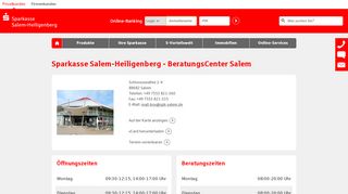 
                            10. Sparkasse Salem-Heiligenberg - BeratungsCenter Salem ...