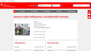 
                            12. Sparkasse Salem-Heiligenberg - Geschäftsstelle Frickingen, Kirchstr. 11