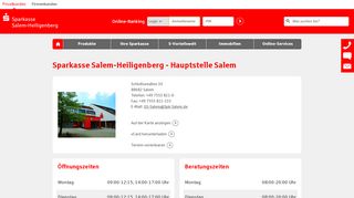 
                            11. Sparkasse Salem-Heiligenberg - Hauptstelle Salem, Schloßseeallee 30