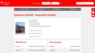 
                            8. Sparkasse Scheeßel - Hauptstelle Scheeßel, An der Sparkasse 1