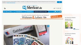 
                            9. Sparkasse schließt sechs Filialen | Fürstenfeldbruck - Münchner Merkur