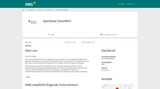 
                            5. Sparkasse SoestWerl als Arbeitgeber | XING Unternehmen