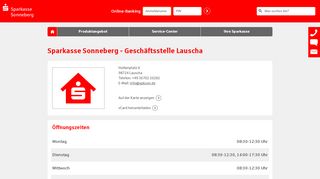 
                            9. Sparkasse Sonneberg - Geschäftsstelle Lauscha, Hüttenplatz 6