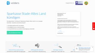 
                            12. Sparkasse Stade-Altes Land online & kostenlos kündigen - Volders