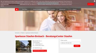 
                            2. Sparkasse Staufen-Breisach - BeratungsCenter Staufen, Münstertäler ...