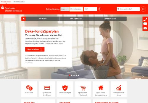 
                            1. Sparkasse Staufen-Breisach: Internet-Filiale