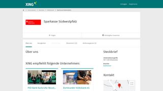 
                            13. Sparkasse Südwestpfalz als Arbeitgeber | XING Unternehmen