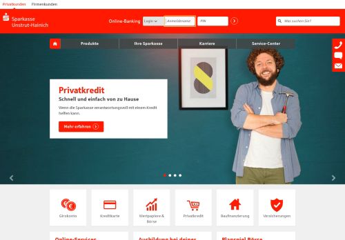 
                            4. Sparkasse Unstrut-Hainich: Internet-Filiale