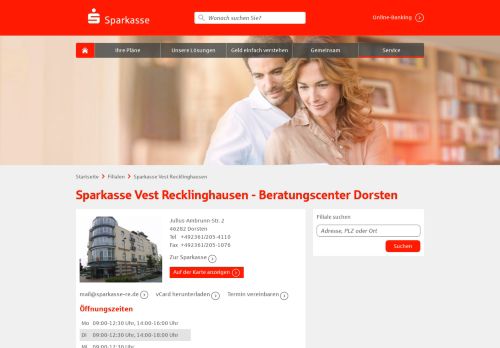 
                            4. Sparkasse Vest Recklinghausen - BeratungsCenter Dorsten, Julius ...