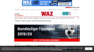 
                            13. Sparkasse Witten bestätigt Gespräche | waz.de | Witten