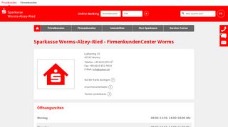 
                            13. Sparkasse Worms-Alzey-Ried - FirmenkundenCenter Worms ...