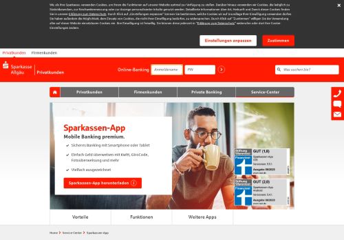 
                            5. Sparkassen-App | Sparkasse Allgäu