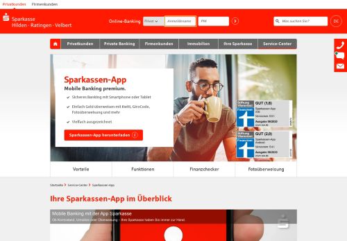 
                            10. Sparkassen-App | Sparkasse Hilden-Ratingen-Velbert