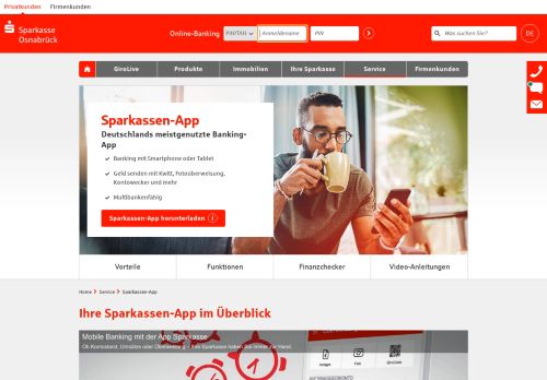 
                            6. Sparkassen-App | Sparkasse Osnabrück