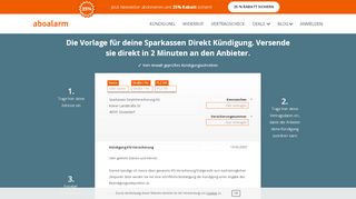 
                            9. Sparkassen Direkt direkt online kündigen - Aboalarm