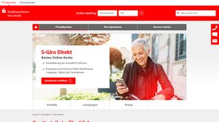 
                            4. Sparkassen-Girokonto Online | Stadtsparkasse Versmold