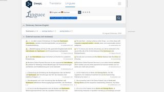 
                            7. Sparkassen-Internetkasse - English translation – Linguee