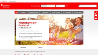 
                            11. Sparkassen-RiesterRente der Provinzial | Sparkasse Bielefeld