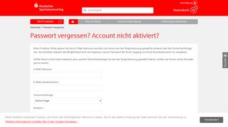 
                            11. SparkassenShop Passwort vergessen · Startseite · Sparkasse ...