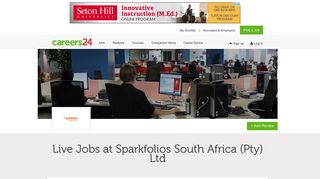 
                            3. Sparkfolios South Africa (Pty) Ltd Jobs and Vacancies - Careers24