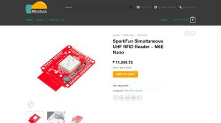 
                            10. SparkFun Simultaneous UHF RFID Reader - M6E Nano Philippines ...