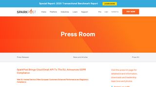 
                            5. SparkPost Brings Cloud Email API To The EU, Announces GDPR ...