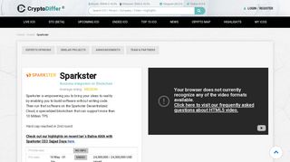 
                            6. Sparkster (SPARK) ICO Review and Rating, News and ...