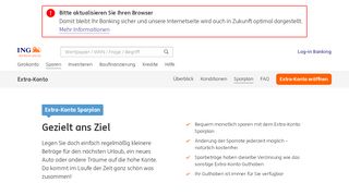 
                            5. Sparplan: Monatlich sparen mit der ING-DiBa