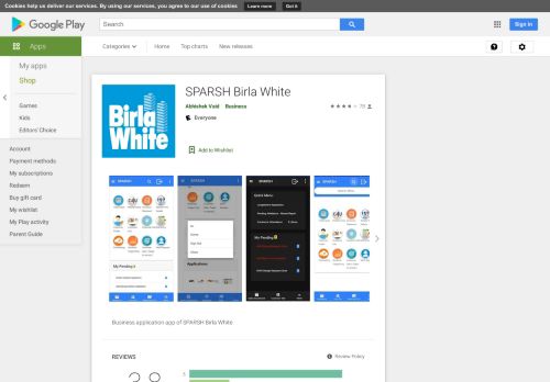 
                            2. SPARSH Birla White - Google Play पर ऐप्लिकेशन